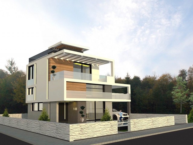 Modern Triple Twin Villas with a Magnificent Pool Located in Kyrenia Karaoglanoglu ** 