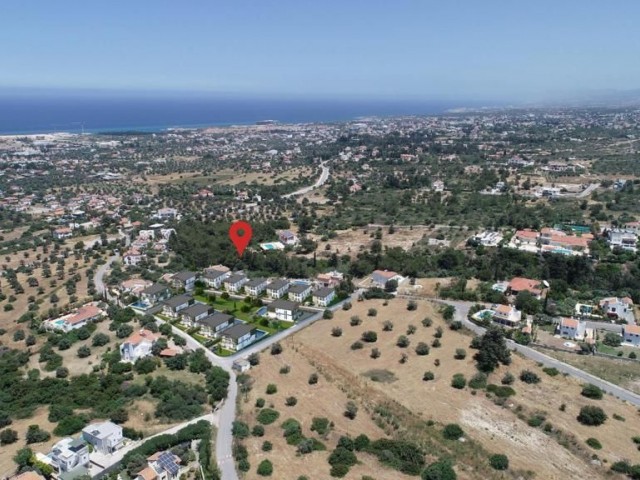 A Very Modern 4 + 1 Villa Located on a Site with a Pool and a View in Kyrenia, Çatalköy ** 