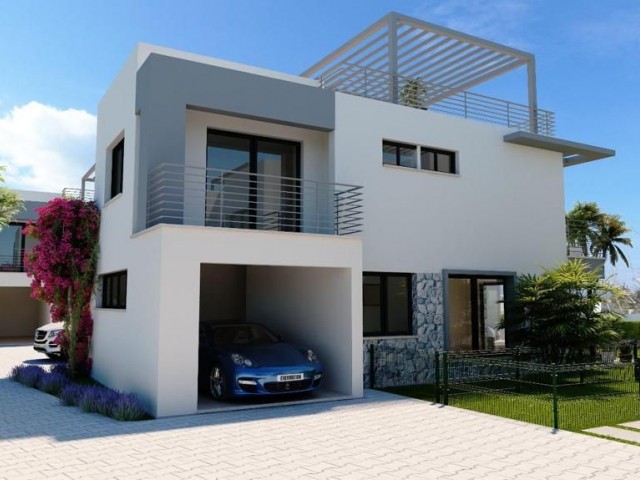 Kyrenia Karaoglanoglu is Also Quite Modern And Luxurious, Our Twin Villas with a Garden, a Communal Pool On the Site and 3 + 1 and 3 + 1 Options are Ideal for Investment ** 