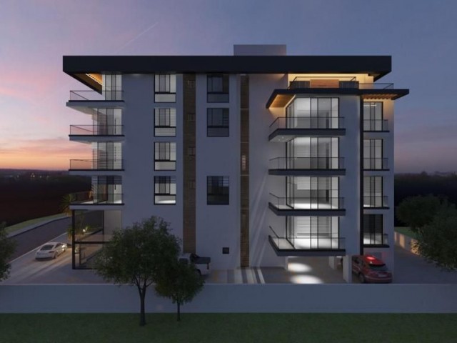 Girne Merkez'de  Oldukça Modern 3 Yatak Odalı ve 2 Yatak Odalı Penthouse Opsiyonlarıyla Satılık Daire