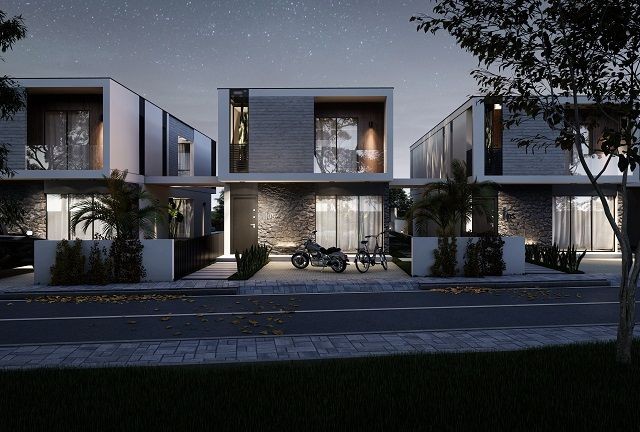 Our Luxury Villa Project with 3 Bedrooms, 4Bathrooms, 5x9 Private Pool, High Ceiling in Famagusta New Bosphorus ** 