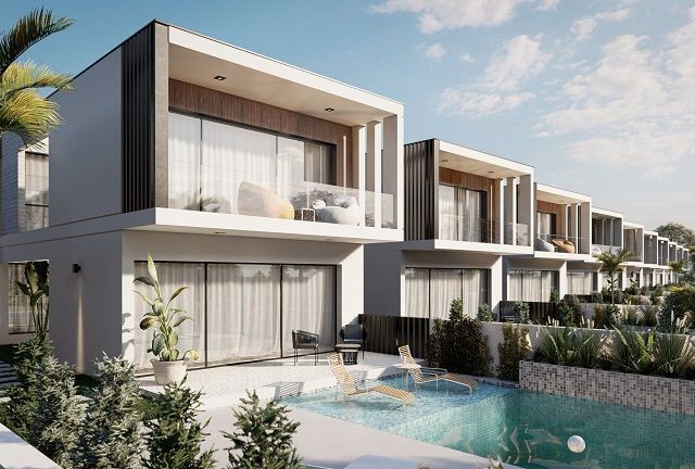 Our Luxury Villa Project with 3 Bedrooms, 4Bathrooms, 5x9 Private Pool, High Ceiling in Famagusta New Bosphorus ** 