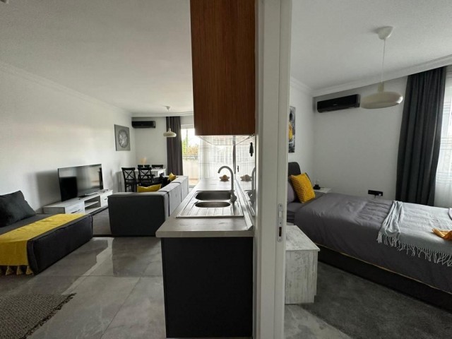 Kyrenia Karaoglanoglu nda mit Dachterrasse oder 16m2 Garten mit 1 Schlafzimmer Option 5 Minuten vom Meer, 10 Minuten vom Zentrum von Kyrenia ** 