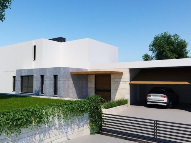 Our Villa in Kyrenia Zeytinlik with a special design of 3 Bedrooms, Pool and Garden, a Total Decked Area of 1281m2 ** 