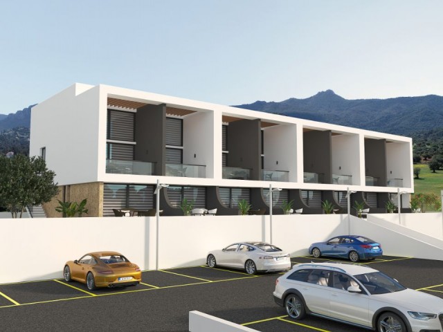 Famagusta Freshwater is our New Project with 2 Separate Private Shared Pools, a Private Gym Belonging to the Site, 1 Bedroom with Sea and Mountain Views, 1 Bedroom with Loft High Ceiling and 2 Bedroom Twin Villa Option! ** 