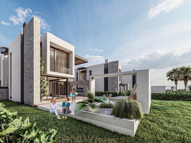 Our New Project in Kyrenia Karaoglanoglu with 3 Bedrooms, 3 Private Bathrooms, a Spacious Garden and a Pool Isolated from Noise in an Isolated Location ** 