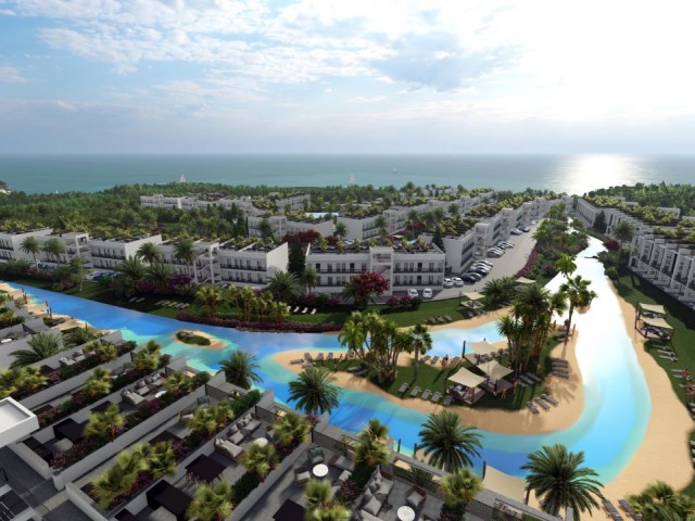 Our City-Like 1 Bedroom Project With Heated Indoor Pool And Various Similar Facilities In Girne Bahçeli