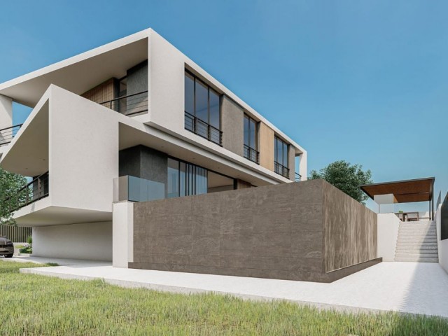 Unser neues Villenprojekt mit Infinity-Pool, 3-Schlafzimmer-Smart-House-System, Fußbodenheizung und verschiedenen Annehmlichkeiten in Famagusta Tatlısu