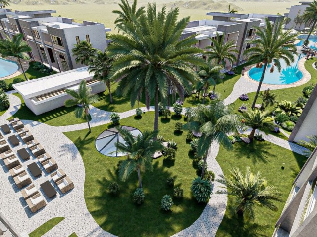 Our New Project with 1 & 2 & 3 Bedrooms (Loft & Studio, Penthouse and Similar Various) Flat Options with Pool and Restaurant, Which Will Be One of the Biggest Projects of Girne Karşıyaka