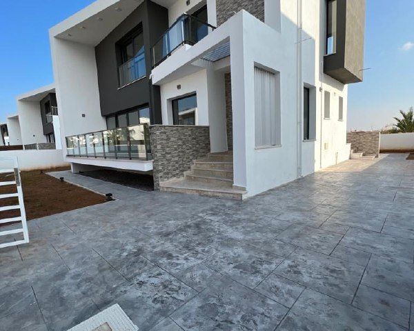 Our Villa Project with Camera Infrastructure System, Central Heating and Various Features in its 3-Bedroom Garden in Tuzla, Famagusta