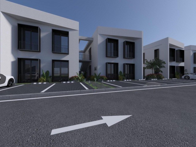 Our 2 Bedroom Apartment and Project in Kyrenia Bellapais, consisting of 2 Apartment Types, with its unique view in the pine forests, is with you.