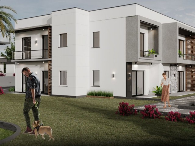 Unser neues Projekt mit 2 Fronten und Bergblick mit 1-, 2- und 3-Schlafzimmer-Wohnungsoptionen in Yeşiltepe, Girne!