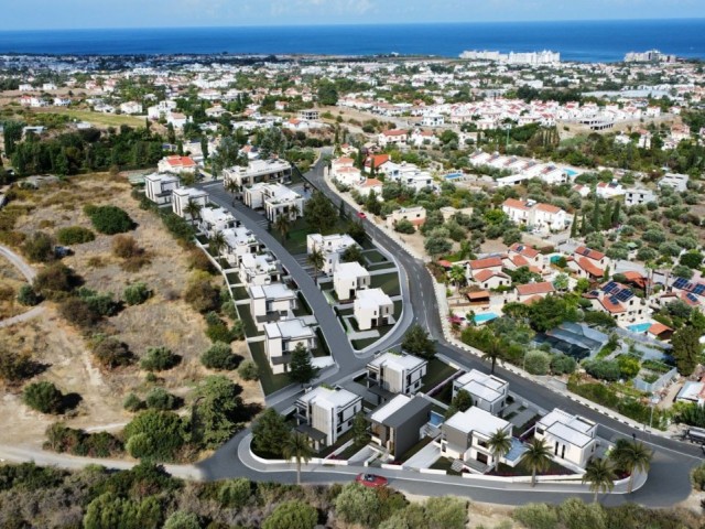 Our New Project with 2 Fronts Mountain View with 1 & 2 & 3 Bedroom Flat Options in Yeşiltepe, Girne!