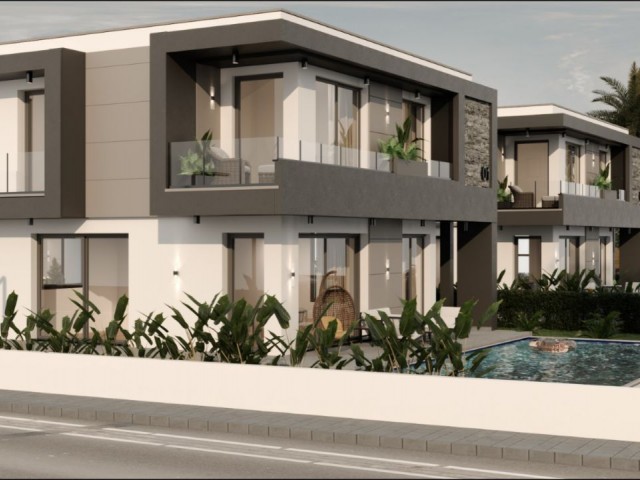 Villa mit 3 und 4 Schlafzimmern und Pooloption in Çatalköy, Girne, unser neues Projekt in großartiger Lage, nahe dem Stadtzentrum