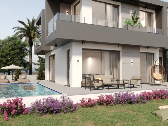 4 Bedroom Villa with Pool Option in Çatalköy, Girne, Our New Project with a Great Location, Close to the City Center