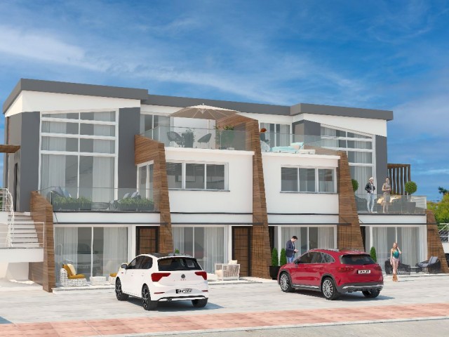 Penthouse mit 2 Schlafzimmern in Kyrenia Alsancak, unser neues, sorgfältig gestaltetes Wohnungsprojekt mit eigenem Parkplatz