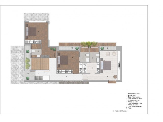 Unser Villenprojekt mit 4 Schlafzimmern, Pool und Terrasse in Girne, Ozanköy, geeignet für Bankkredite, das Sie nicht verpassen sollten