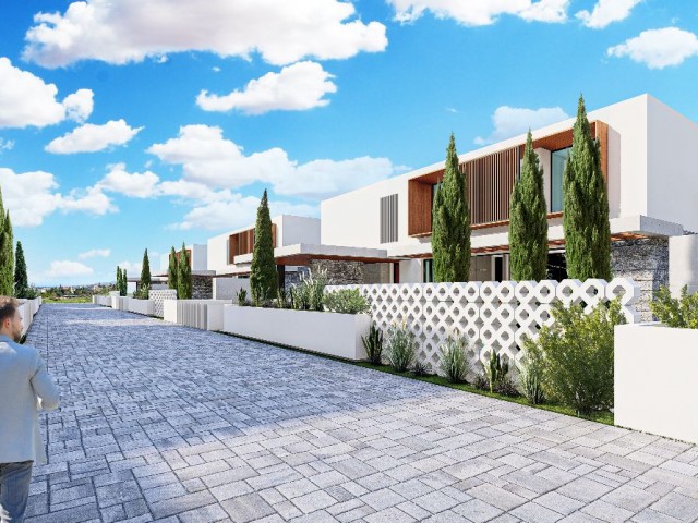 Our Villa Project with 4 Bedrooms, Pool and Terrace in Girne, Ozanköy, Suitable for Bank Loans, Not to be Missed