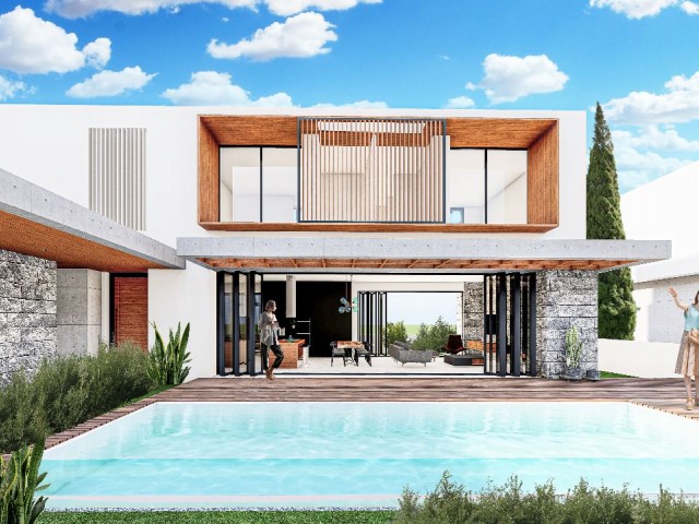 Our Villa Project with 4 Bedrooms, Pool and Terrace in Girne, Ozanköy, Suitable for Bank Loans, Not to be Missed