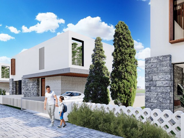 Our Villa Project with 4 Bedrooms, Pool and Terrace in Girne, Ozanköy, Suitable for Bank Loans, Not to be Missed