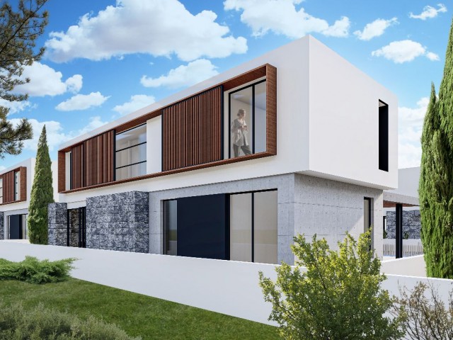 Unser Villenprojekt mit 4 Schlafzimmern, Pool und Terrasse in Girne, Ozanköy, geeignet für Bankkredite, das Sie nicht verpassen sollten