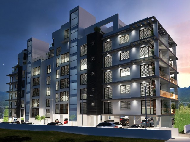 Our New 1 & 2 & 3 Bedroom New Project, Built in the Most Vibrant Area of the City in Kashgar, Kyrenia!