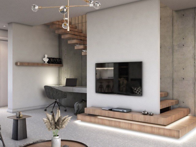 Our New Villa Project with 3 Bedroom Fireplace and Barbecue Central Heating infrastructure in Küçük Kaymaklı, Nicosia