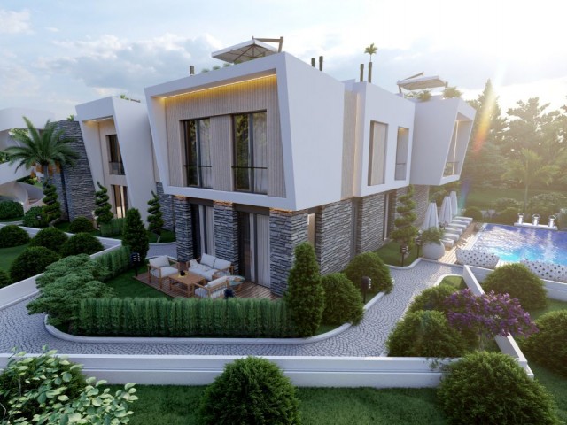 Our New Project Consisting of 18 Blocks and 135 Residences with a 1 & 2 Bedrooms Shared Pool and Central Location in Alsancak, Girne