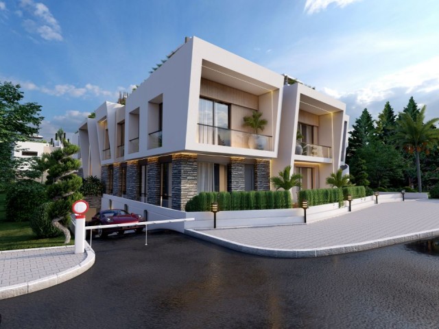 Our New Project Consisting of 18 Blocks and 135 Residences with a 1 & 2 Bedrooms Shared Pool and Central Location in Alsancak, Girne
