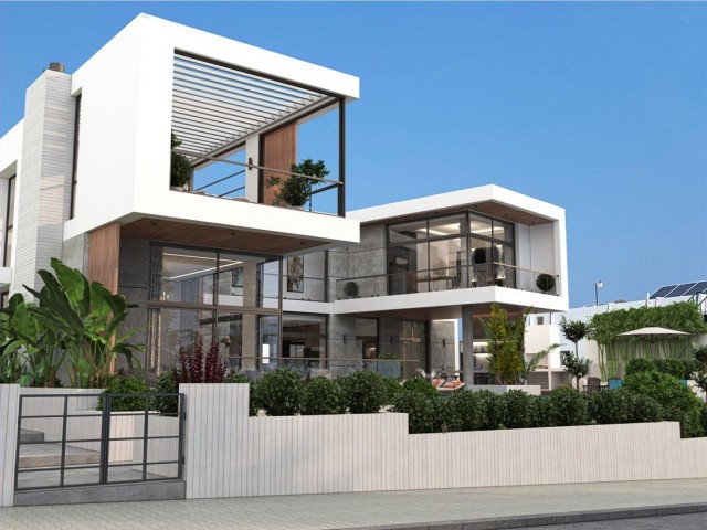 Kyrenia Bellapais 5 Bedroom Villa with Pool Sea View Terrace with Mountain View in Kyrenia Bellapais