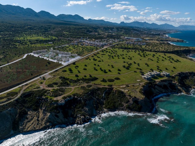 Unser neues Projekt in Girne Esentepe mit Studio- und 1- oder 2-Loft-Schlafzimmer-Wohnungsoptionen mit Gemeinschaftspool, Parkplatz und Restaurant im Zentrum