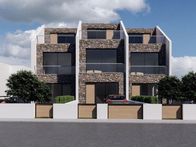 Our 2 Bedroom Comfortable Twin Villa Project in Kyrenia Edremit Close to the Ring Road