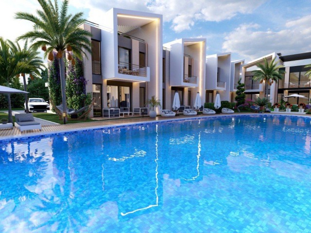 Our Nesih Project Close to the Sea in Lapta, Kyrenia, consisting of 1 Bedroom Apartments