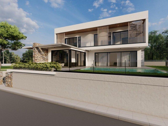 Our New Project in Kyrenia Esentepe Consisting of 3 & 4 Bedroom Detached Houses with Sauna and Pool with Sunbeds