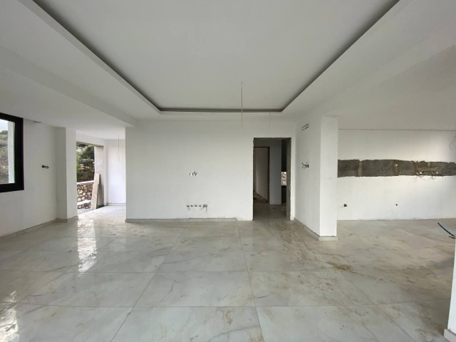 4 Schlafzimmer 950M2 Grundstücksgröße Villa Projekt mit Kamin, Pool und Meerblick in Catalkoy, Kyrenia