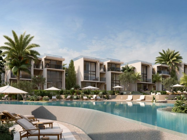 Unser neues Projekt mit 1+1 LOFT Gardenhouse Apartment und verschiedenen anderen Apartmentoptionen, eines der größten Projekte, die in Kyrenia Esentepe gebaut werden
