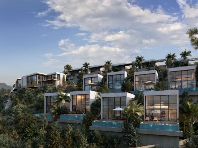 Unser neues Projekt mit 1+1 LOFT Gardenhouse Apartment und verschiedenen anderen Apartmentoptionen, eines der größten Projekte, die in Kyrenia Esentepe gebaut werden