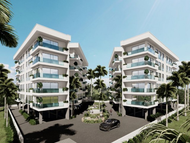 پروژه آپارتمان 2 خوابه اداری و مسکونی ما با موقعیت مرکزی شگفت انگیز در نزدیکی مرکز خرید جدید در مرکز Girne