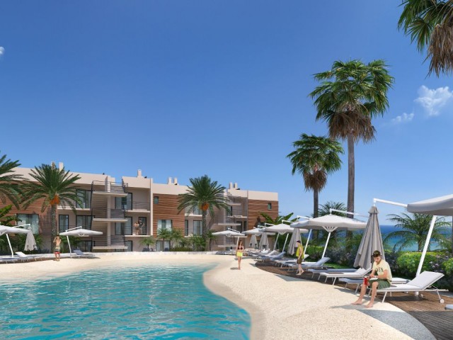 Unser neues Projekt in Kyrenia Esentepe mit Studio & 1+1 & 2+1 Loft Apartment Optionen mit 3 großen Pools in der Anlage