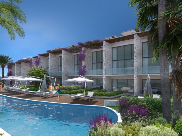 Unser neues Projekt in Kyrenia Esentepe mit Studio & 1+1 & 2+1 Loft Apartment Optionen mit 3 großen Pools in der Anlage