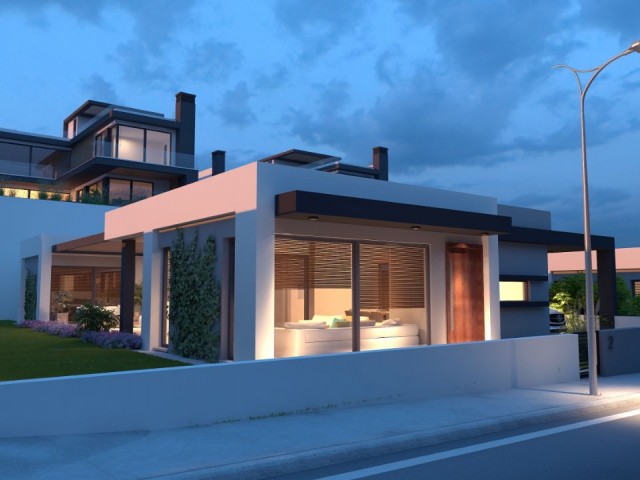 Our New Project Consisting of 3 Bedroom Single Storey and Triplex Villas with Pool Option in Kyrenia Gönyeli