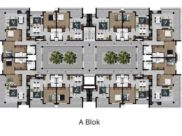 Girne Merkez'de Barış Parkına Yürüme Mesafesinde Rezidans Konutları Ve Ofis Dairelerden Oluşan Merkezi Konumlu Yeni Projemiz!