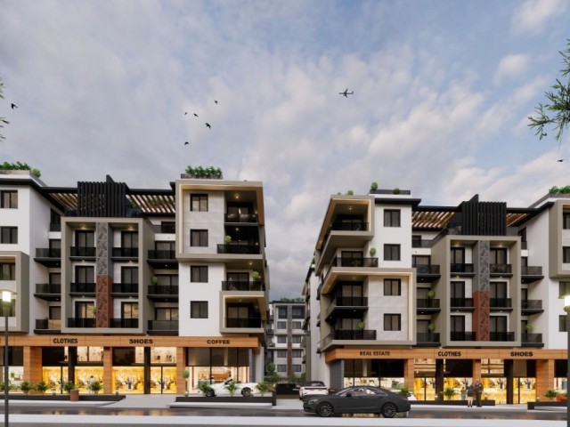 Our New Centrally Positioned Project Consisting of Residences and Office Apartments in the Center of Kyrenia, Within Walking Distance to the Peace Park!