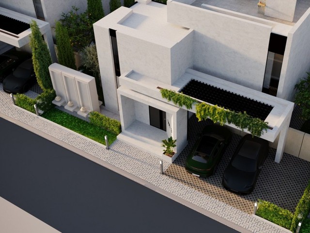 Our New Project with Generator System with 4 Bedrooms Gym, Tennis Court and Similar Social Facilities in Girne Lapta with Shared Pool