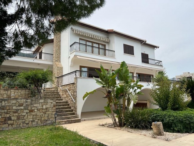 Furnished  6-Bedroom Duplex Villa for Rent with Pool, Mountain and Sea Views on 5 Decares of Land in