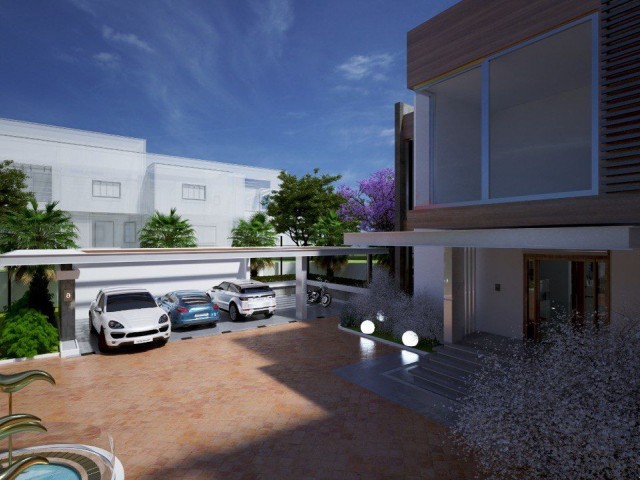 With large land old house for sale in Girne Bellapaiste. In a ready-made 4 villa project