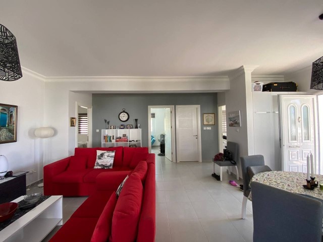 Fabulous Fully Furnished 3-Bedroom Apartment with a Beautiful Corner Garden in Nice Complexes For Sale - Esentepe