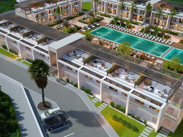 Fabulous Sea Front İmmaculate 1+1 & Loft For Sale 24/7 Security İn İskele