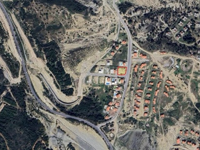 Grundstück mit herrlicher Lage und unvergesslichem Meerblick zum Verkauf in Kyrenia ARAPKÖY