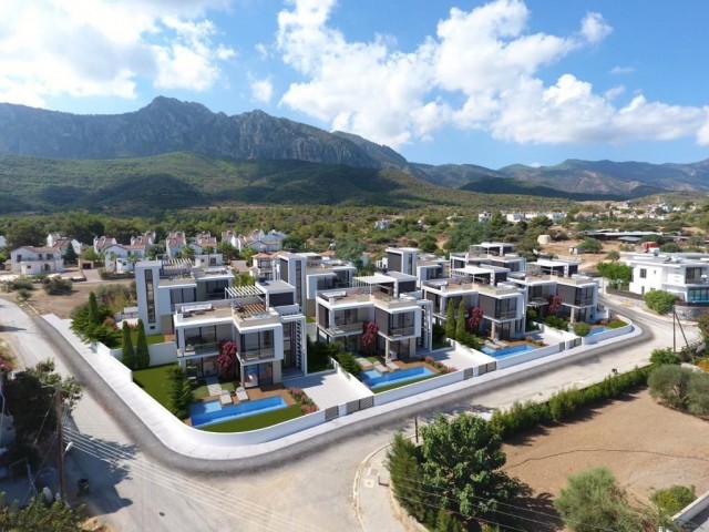 Ultimative Luxusvilla mit 3 Schlafzimmern, privatem Pool und Whirlpool zum Verkauf in Kyrenia – Edremit